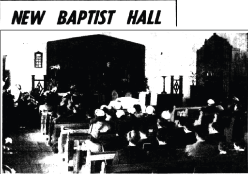 Davies photo, Examiner newspaper, 1954