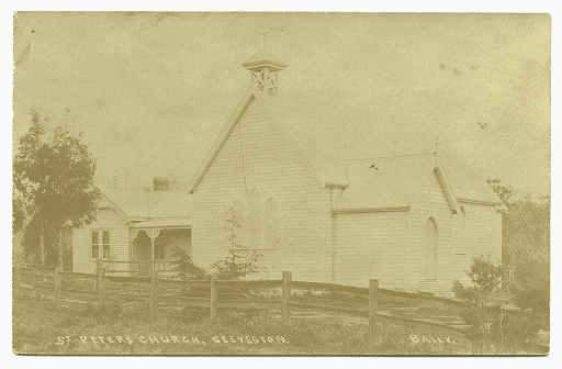 St Peters Church, Geeveston, Tasmanian Archives, 1908