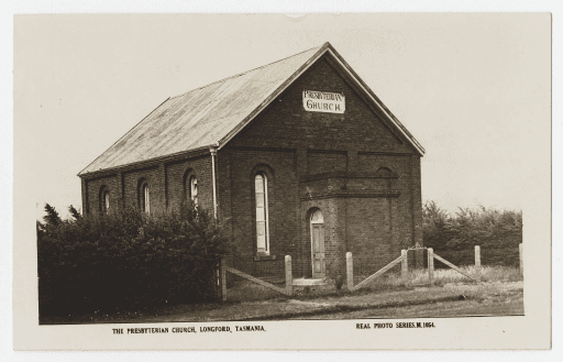 Presbyterian Church, Longford, Tasmania, Tasmanian Archives